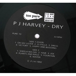 P J Harvey - Dry 1992 UK Version 1st Pressing Vinyl LP ***READY TO SHIP from Hong Kong***